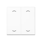 Jung - Enjo double touche avec flèches pour mécanisme BP-BCU A10xxxST/ A 500 Blanc