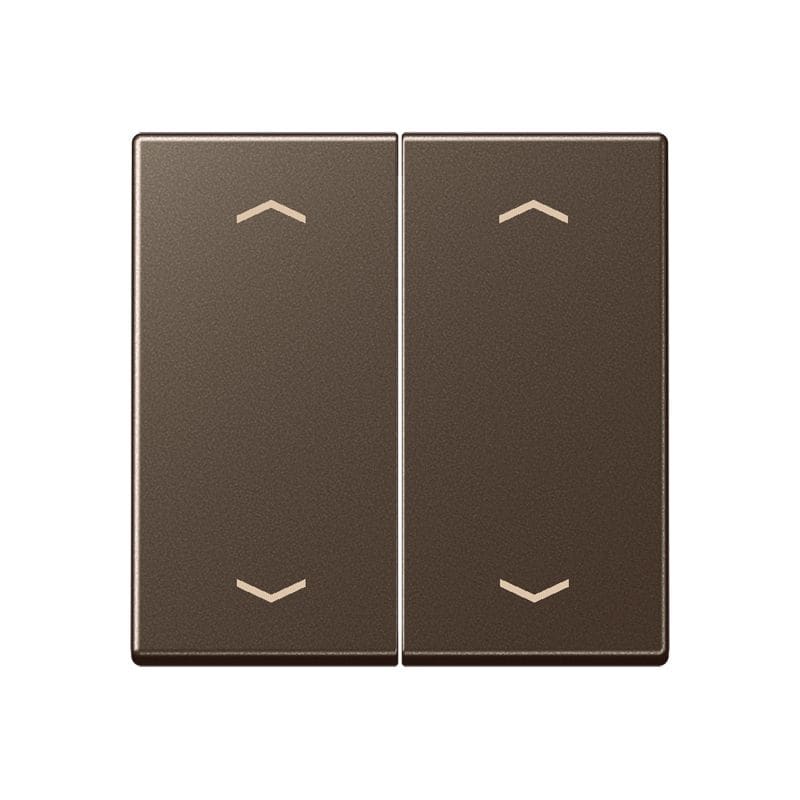 Jung - Enjo double touche avec flèches pour mécanisme BP-BCU A10xxxST/ A 500 Moka