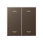 Jung - Enjo double touche avec flèches pour mécanisme BP-BCU A10xxxST/ A 500 Moka