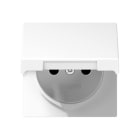 Jung - Enjo prise 2P+T avc couvercle / A 500 IP44 Blanc