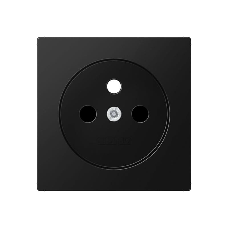Jung - Enjo prise de courant 2P+T / A 500 noir mat pour mécanisme  152...x