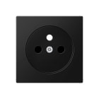 Jung - Enjo prise de courant 2P+T / A 500 noir mat pour mécanisme  152...x