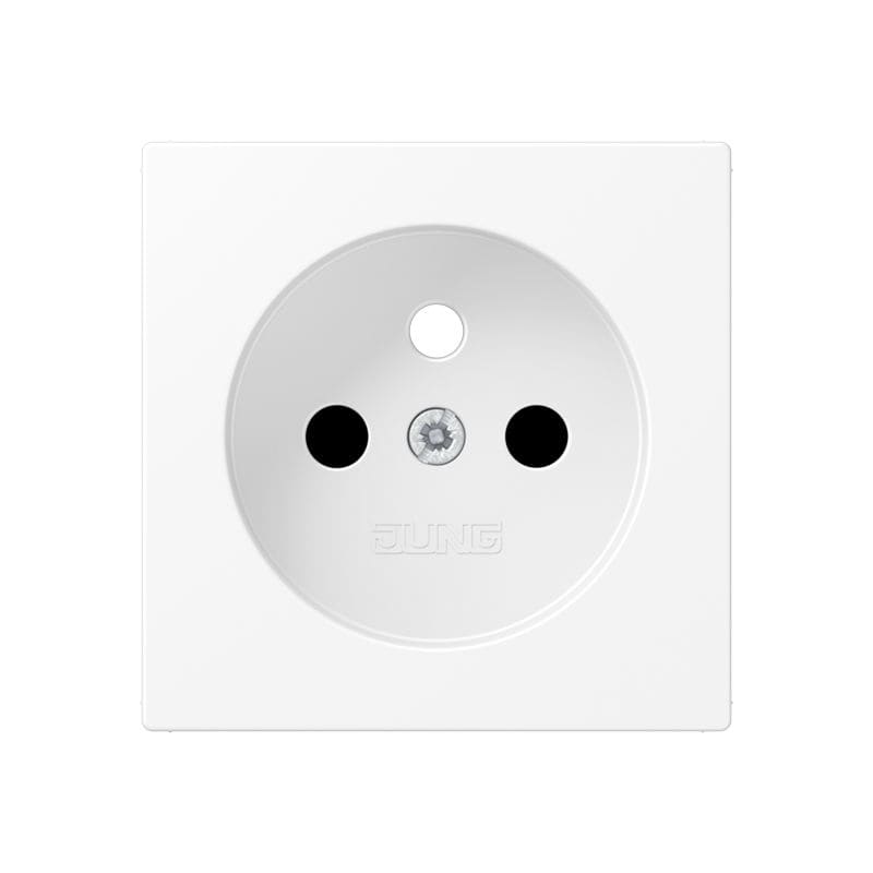 Jung - Enjo prise de courant 2P+T / A 500 blanc mat pour mécanisme  152...x