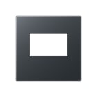 Jung - Enjoliveur pour interface USB / A 500 noir mat