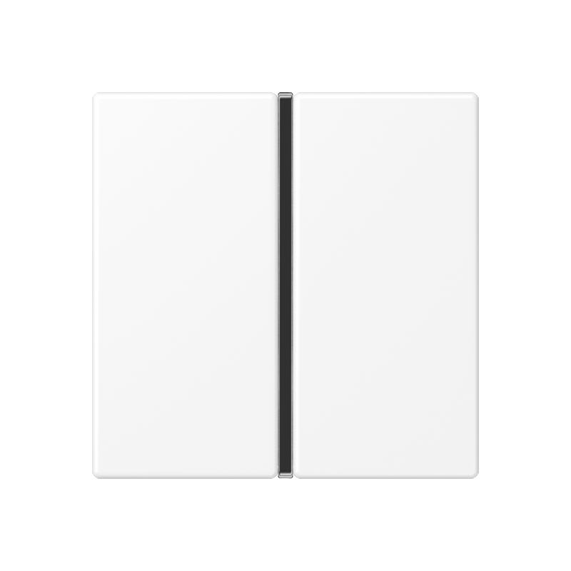 Jung - Module de touche 1 voie, complet / A 500 blanc mat