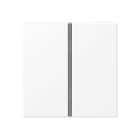 Jung - Module de touche 2 voies, complet / A 500 blanc mat
