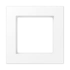 Jung - Cadre de finition 2 postes avec PE montage horizontal, A 550 / Blanc