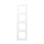 Jung - Cadre de finition 4 postes / Série A 550 blanc mat