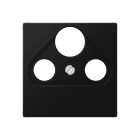 Jung - Enjoliveur prise TV-FM-SAT / série A 500 noir mat