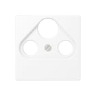 Jung - Enjoliveur prise TV-FM-SAT / série A 500 blanc mat