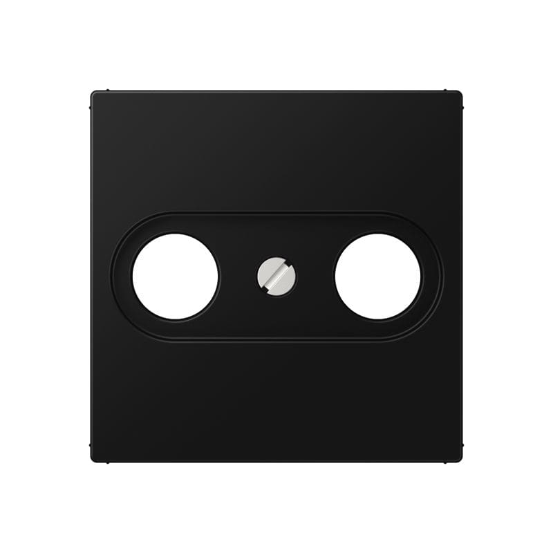 Jung - Enjoliveur prise TV-FM / série A 500 noir mat