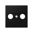 Jung - Enjoliveur prise TV-FM / série A 500 noir mat