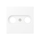 Jung - Enjoliveur prise TV-FM / série A 500 blanc mat