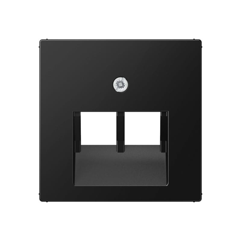 Jung - Enjo RJ 45 double / A 500 noir mat pour mécanisme UAE