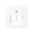 Jung - Enjo RJ 45 double / A 500 blanc mat pour mécanisme UAE