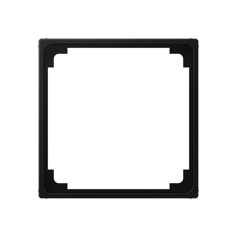 Jung - Cadre de compensation pour enjoliveur 50X50 mm / Série A 500 noir mat