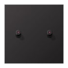 Jung - Enjoliveur simple à voyant avec 2 leviers Rond / LS 1912 Canon de Fusil - Dark