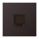 Jung - Enjo RJ 45 simple / LS 990 Dark (canon de fusil) pour Modular Jack