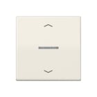 Jung - Enjo simple touche avec flèches et voyant méc BP-BCU A10xxxST/ AS 500 Ivoire