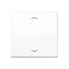 Jung - Enjo simple touche avec flèches pour mécanisme BP-BCU A10xxxST/ AS 500 Blanc