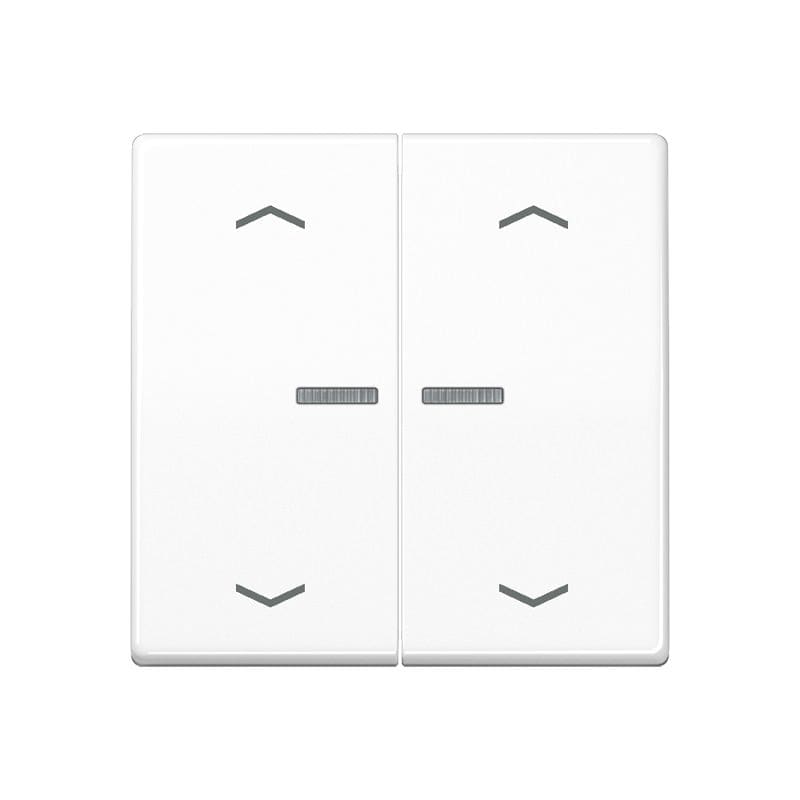 Jung - Enjo double touche flèches et voyant pour méc BP-BCU A10xxxST/ AS 500 Blanc