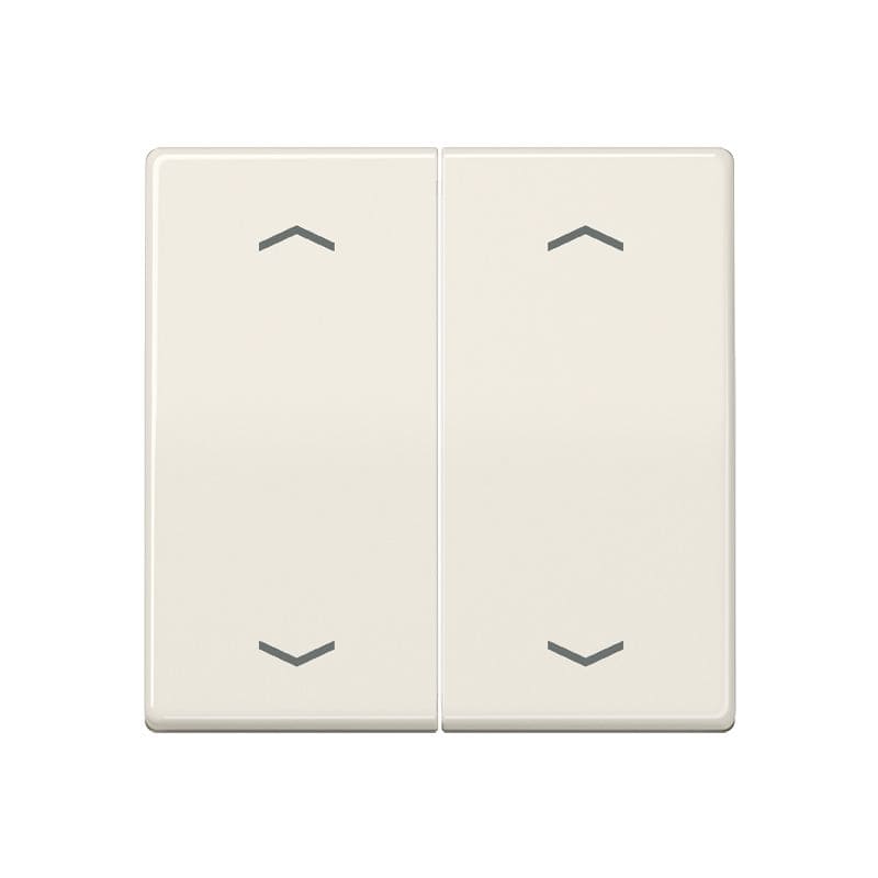 Jung - Enjo double touche avec flèches pour mécanisme BP-BCU A10xxxST/ AS 500 Ivoire