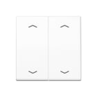 Jung - Enjo double touche avec flèches pour mécanisme BP-BCU A10xxxST/ AS 500 Blanc