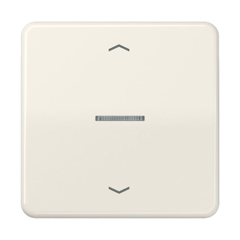 Jung - Enjo simple touche avec flèches et voyant méc BP-BCU LSCD10xxxST/ CD 500 Ivoire