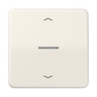 Jung - Enjo simple touche avec flèches et voyant méc BP-BCU LSCD10xxxST/ CD 500 Ivoire