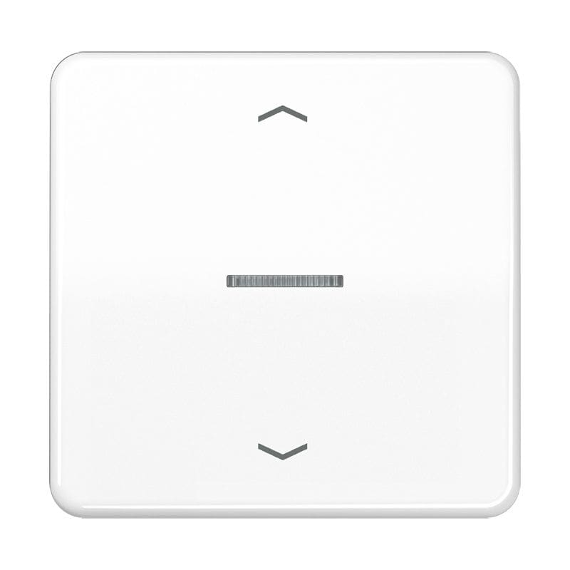 Jung - Enjo simple touche avec flèches et voyant méc BP-BCU LSCD10xxxST/ CD 500 Blanc