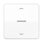 Jung - Enjo simple touche avec flèches et voyant méc BP-BCU LSCD10xxxST/ CD 500 Blanc