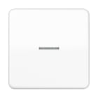 Jung - Enjo simple touche à voyant pour méca BP-BCU F10 LSCD10xxxST / CD 500 Blanc