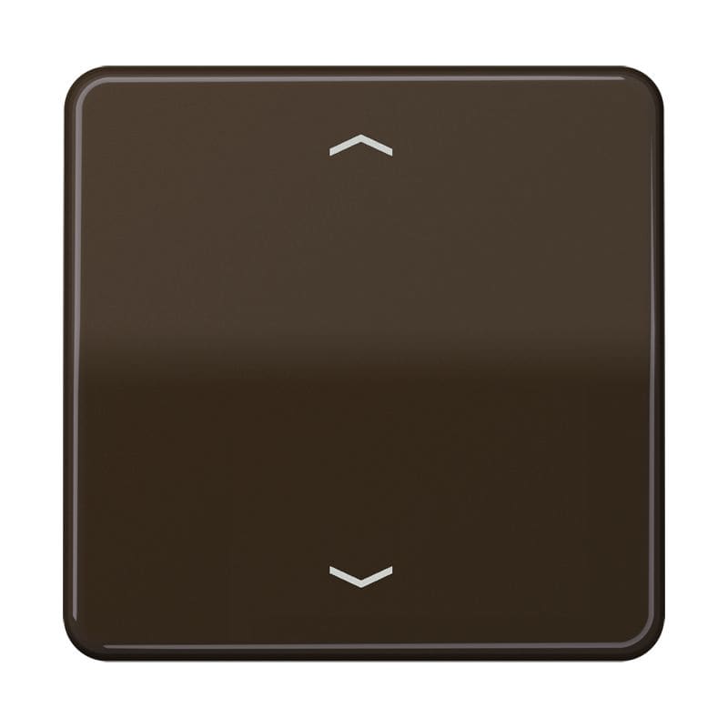 Jung - Enjo simple touche avec flèches pour mécanisme BP-BCU LSCD10xxxST/ CD 500 Brun