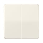 Jung - Enjo double touche pour mécanisme BP-BCU F10 LSCD10xxxST / CD 500 Ivoire