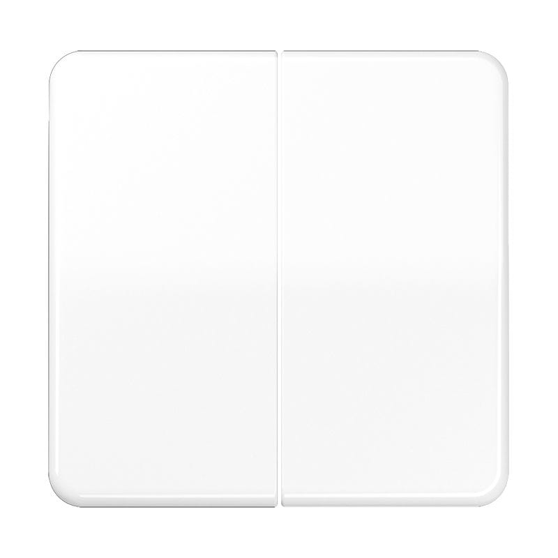 Jung - Enjo double touche pour mécanisme BP-BCU F10 LSCD10xxxST / CD 500 Blanc