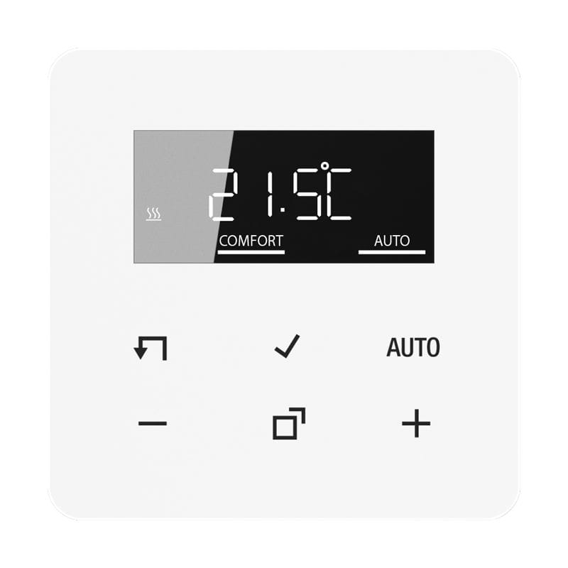 Jung - Display Thermostat digital / Série CD 500 Blanc