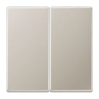 Jung - Enjo double touche pour mécanisme BP-BCU F10 LSCD10xxxST / LS 990 Métal INOX