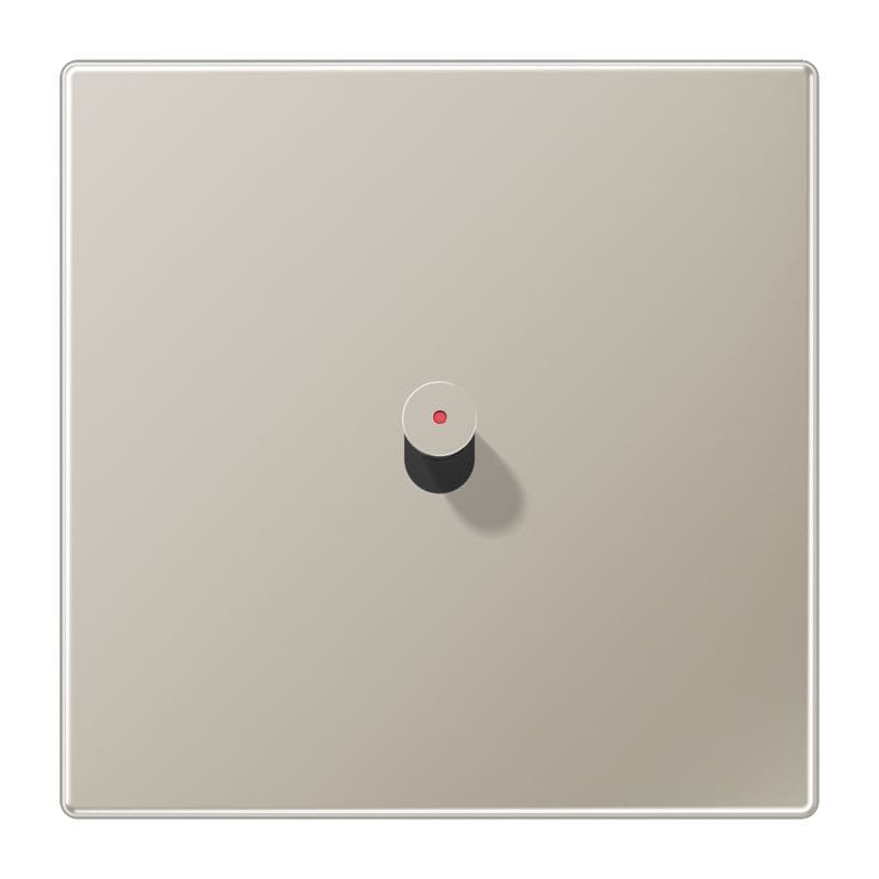 Jung - Enjo simple à voyant avec 1 levier Cône / LS 1912 Métal INOX