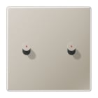 Jung - Enjo simple à voyant avec 2 leviers Cône / LS 1912 Métal INOX