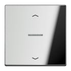 Jung - Enjo simple touche avec flèches et voyant méc BP-BCU LSCD10xxxST/ LS 990 Chrome