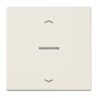 Jung - Enjo simple touche avec flèches et voyant méc BP-BCU LSCD10xxxST/ LS 990 Ivoire