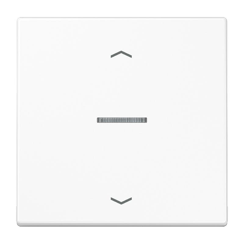 Jung - Enjo simple touche avec flèches et voyant méc BP-BCU LSCD10xxxST/ LS 990 Blanc