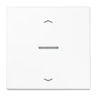 Jung - Enjo simple touche avec flèches et voyant méc BP-BCU LSCD10xxxST/ LS 990 Blanc