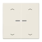 Jung - Enjo simple touche avec flèches et voyant méc BP-BCU LSCD10xxxST/ LS 990 Ivoire