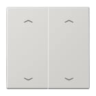Jung - Enjo double touche avec flèches pour méc BP-BCU LSCD10xxxST/ LS 990 Gris clair