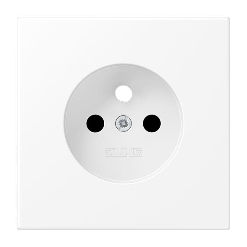 Jung - Enjo prise de courant 2P+T / LS 990 blanc mat pour mécanisme  152...x