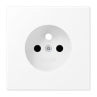 Jung - Enjo prise de courant 2P+T / LS 990 blanc mat pour mécanisme  152...x