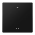 Jung - Enjo de cde standard avec flèches pour mécs 1730JE et 1731JE / LS 990 noir mat