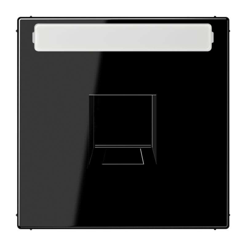 Jung - Enjo RJ 45 simple avec PE / LS 990 Noir pour Modular Jack