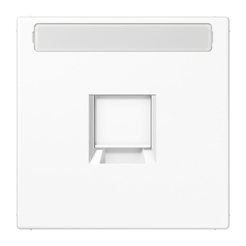 Jung - Enjo avec PE pour noyau Modulear-Jack / LS 990 Blanc